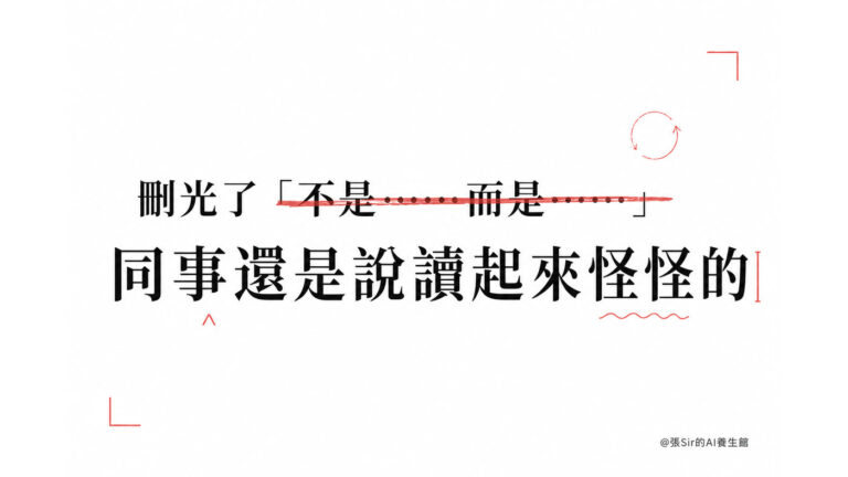 刪光了「不是……而是……」，同事還是說讀起來怪怪的_封面